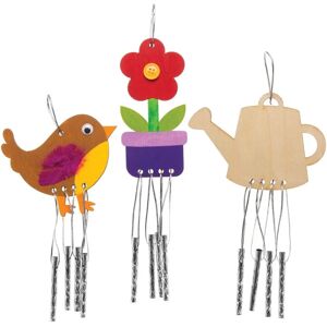 Craft Windchimes - Gartenschlägel aus Holz - Packung mit 4 Craft Windchimes - Gartenschlägel aus Holz - Packung mit 4