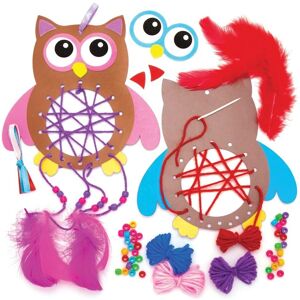 Craft Owl Dreamcatcher Kit - 4 Dream Catcher Making Kits - Size 31cm - Dreamcatcher Kit Craft Owl Dreamcatcher Kit - 4 Dream Catcher Making Kits - Size 31cm - Dreamcatcher Kit