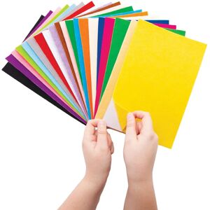 Baker Ross Self-Adhesive Felt Sheets - 50 Sheets Baker Ross Self-Adhesive Felt Sheets - 50 Sheets