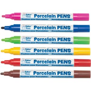 Porcelain Paint Pens - Colour Pack B - Paint Pens for Ceramics Porcelain Paint Pens - Colour Pack B - Paint Pens for Ceramics