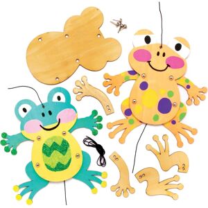 Kit de marionetas de madera Rana - 18cm - Tipo: Marioneta Kit de marionetas de madera Rana - 18cm - Tipo: Marioneta