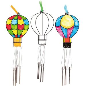 Baker Ross Luchtballon Windgongen - Set van 4 - 14cm Baker Ross Luchtballon Windgongen - Set van 4 - 14cm