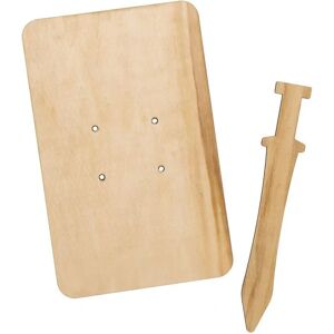 Baker Ross Römischer Zenturio Holz Schwert & Schild - 2 Sets Baker Ross Römischer Zenturio Holz Schwert & Schild - 2 Sets
