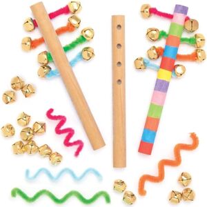 Baker Ross Holz-Handglocken-Set - Bastelset für Kinder Baker Ross Holz-Handglocken-Set - Bastelset für Kinder