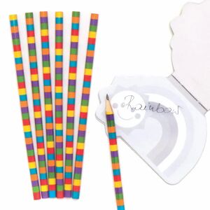 Creative Labs Regenboog Potloden - 12 Stuks, Kleurrijk, Leuk Patroon Creative Labs Regenboog Potloden - 12 Stuks, Kleurrijk, Leuk Patroon