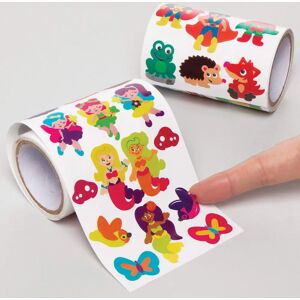 Pack de rollos de pegatinas Baker Ross - 900 pegatinas, 10-40mm Pack de rollos de pegatinas Baker Ross - 900 pegatinas, 10-40mm