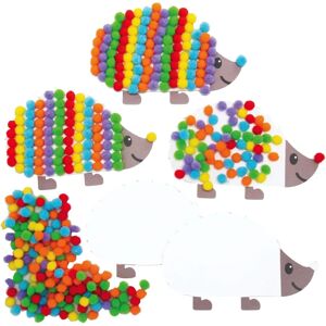 Kit d'Artisanat Hérissons en Pompons Baker Ross - Pour enfants Kit d'Artisanat Hérissons en Pompons Baker Ross - Pour enfants