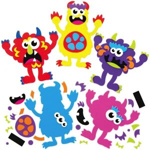 Baker Ross Monster Bunch Schaumstoff Mix & Match Magnetsets - Halloween Bastelset für Kinder Baker Ross Monster Bunch Schaumstoff Mix & Match Magnetsets - Halloween Bastelset für Kinder