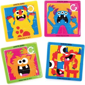 Monster Bunch Schiebepuzzles - 6 Stück - Aus Kunststoff - 6 Verschiedene Designs - Partybeutelfüller Monster Bunch Schiebepuzzles - 6 Stück - Aus Kunststoff - 6 Verschiedene Designs - Partybeutelfüller