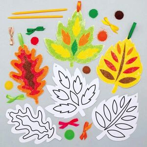 Craft Blatt Sandkunst Dekorationssets - Herbstfarben - 6 Stück Craft Blatt Sandkunst Dekorationssets - Herbstfarben - 6 Stück