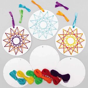 Craft Star Weaving Decoration Kits - Pack of 8 - 11cm - Weaving Craft Craft Star Weaving Decoration Kits - Pack of 8 - 11cm - Weaving Craft