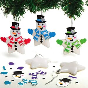 Baker Ross Schneemann Sternbaum-Set - Weihnachtskunstset Baker Ross Schneemann Sternbaum-Set - Weihnachtskunstset