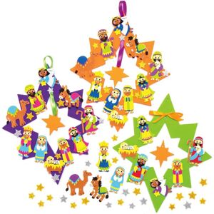 Kerstkransen Knutselsets - 3 Stuks - Foam - 21,5cm x 18cm Kerstkransen Knutselsets - 3 Stuks - Foam - 21,5cm x 18cm