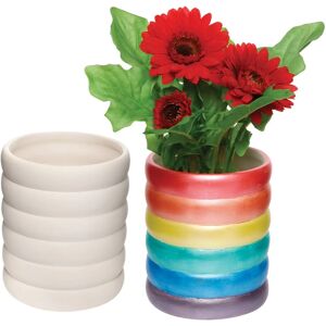 Baker Ross Tęczowe ceramiczne doniczki - 2 szt. Baker Ross Tęczowe ceramiczne doniczki - 2 szt.