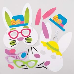 Kits de máscaras de conejito de Pascua - Pack de 4 - Manualidades de Pascua Kits de máscaras de conejito de Pascua - Pack de 4 - Manualidades de Pascua
