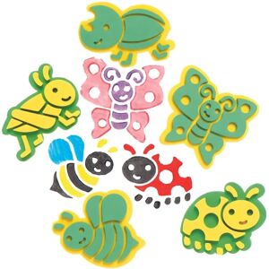 Baker Ross Käfer Foam-Stempel - 10 Stück Baker Ross Käfer Foam-Stempel - 10 Stück