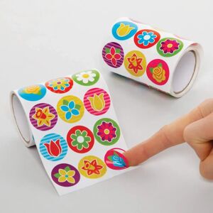 Baker Ross Bloemenstickers Rollen 600 stuks - Knutsel & Schooldecoratie Baker Ross Bloemenstickers Rollen 600 stuks - Knutsel & Schooldecoratie