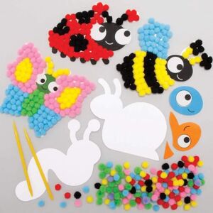 Craft Bug Pom Pom Art Kits - Set of 5 Craft Bug Pom Pom Art Kits - Set of 5
