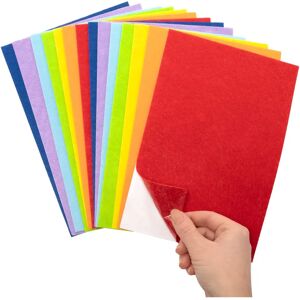 Baker Ross Regenbogenfarbene Selbstklebende Filzplatten - Bastelmaterial Baker Ross Regenbogenfarbene Selbstklebende Filzplatten - Bastelmaterial