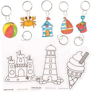 Baker Ross Krimpende Aan de Kust Sleutelhangers - 8 stuks Baker Ross Krimpende Aan de Kust Sleutelhangers - 8 stuks