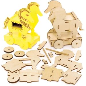 Kit in legno 3D Cavallo di Troia Baker Ross - Attività educativa Kit in legno 3D Cavallo di Troia Baker Ross - Attività educativa