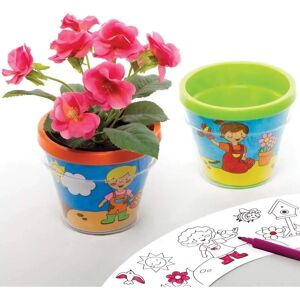 Craft Garden Colour-in Flowerpots - Pack of 3 Craft Garden Colour-in Flowerpots - Pack of 3