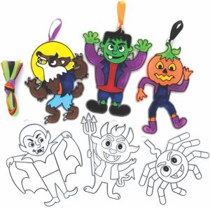 Attrape-soleil Halloween Baker Ross - Pack de 10 - Bricolage DIY Attrape-soleil Halloween Baker Ross - Pack de 10 - Bricolage DIY