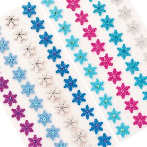 Baker Ross Schneeflocken-Gem-Sticker - Weihnachtsbastelei Baker Ross Schneeflocken-Gem-Sticker - Weihnachtsbastelei