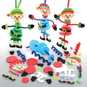 Baker Ross Elf Stapelset - Kerstdecoratie Knutselset Baker Ross Elf Stapelset - Kerstdecoratie Knutselset