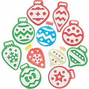 Baker Ross Weihnachtskugel Foam Stampers - Pack von 10 Baker Ross Weihnachtskugel Foam Stampers - Pack von 10