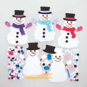 Kit artigianato pupazzo di neve con pom pom - Verde lime - Decorazioni di Natale Kit artigianato pupazzo di neve con pom pom - Verde lime - Decorazioni di Natale