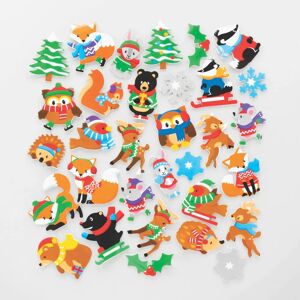 Baker Ross Winter Woodland Animals Foam Stickers - 200 Baker Ross Winter Woodland Animals Foam Stickers - 200