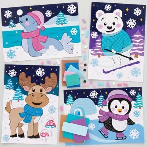 Arctic Pals Mosaik Bastelsets - Set von 4 Arctic Pals Mosaik Bastelsets - Set von 4