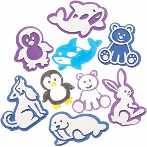 Baker Ross Arktische Tier Foam-Stempel - 10 Stück Baker Ross Arktische Tier Foam-Stempel - 10 Stück