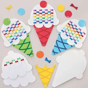 Baker Ross Rainbow Ice Cream Weaving Kit - Weaving Craft Baker Ross Rainbow Ice Cream Weaving Kit - Weaving Craft