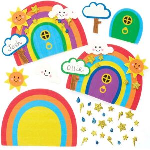 Regenbogen Feentür Bastelset - Personalisieren, Leicht Zusammenbauen Regenbogen Feentür Bastelset - Personalisieren, Leicht Zusammenbauen