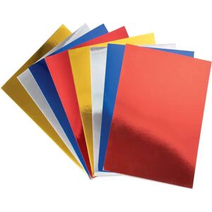 Baker Ross Tarjeta metálica A4 - Pack de 20 Baker Ross Tarjeta metálica A4 - Pack de 20