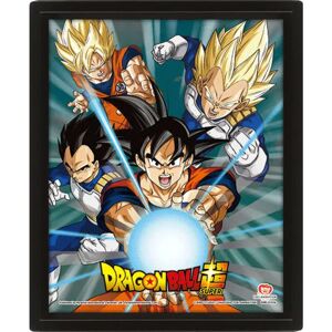 MNS Dragon Ball Super - 3D Lenticular Poster The Power of the Saiyans - Wallscroll MNS Dragon Ball Super - 3D Lenticular Poster The Power of the Saiyans - Wallscroll