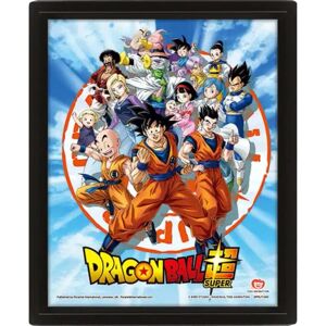 Bandai Dragon Ball Super: Goku & Z Fighters 3D Lenticular Poster - 26x20cm Bandai Dragon Ball Super: Goku & Z Fighters 3D Lenticular Poster - 26x20cm
