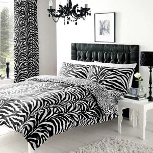 Brand Model Reversible Zebra Leopard Duvet Cover Set Brand Model Reversible Zebra Leopard Duvet Cover Set