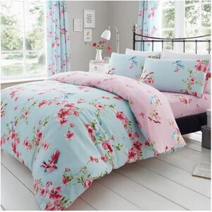 Gaveno Cavailia Blue Birdie Blossom King Duvet Set Gaveno Cavailia Blue Birdie Blossom King Duvet Set