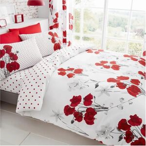 Gaveno Cavailia King Red Poppy Floral Duvet Cover - Duvet Cover Gaveno Cavailia King Red Poppy Floral Duvet Cover - Duvet Cover