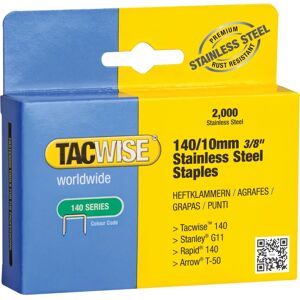 Tacwise Stainless Steel Staples 10mm - Staples Tacwise Stainless Steel Staples 10mm - Staples