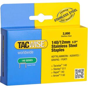 Tacwise Stainless Steel Staples 12mm - Staples Tacwise Stainless Steel Staples 12mm - Staples