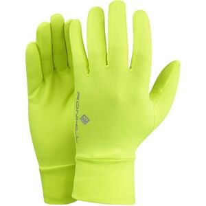 Gants de Course Classiques Ronhill - Charbon/Jaune Reflecteur - Publicité Gants de Course Classiques Ronhill - Charbon/Jaune Reflecteur - Publicité