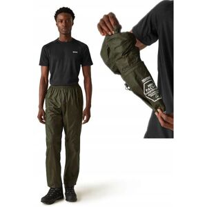 Regatta Mens Pack It Waterproof Overtrousers - Bayleaf - 3XL Regatta Mens Pack It Waterproof Overtrousers - Bayleaf - 3XL