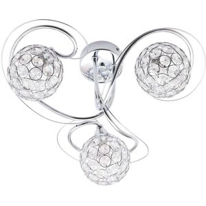BHS Lighting BHS Orianna 3 Light Flush Ceiling Fitting - Ceiling Light BHS Lighting BHS Orianna 3 Light Flush Ceiling Fitting - Ceiling Light