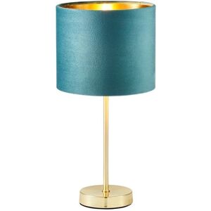 BHS Lighting Velvet Teal Table Lamp - Table Lamp BHS Lighting Velvet Teal Table Lamp - Table Lamp