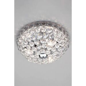 BHS Lighting BHS Ava 3 Light Flush Ceiling Fitting - Polished Chrome & Clear Glass BHS Lighting BHS Ava 3 Light Flush Ceiling Fitting - Polished Chrome & Clear Glass