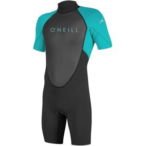 Muta shorty per ragazzi O'Neill Reactor Ii 2mm con zip posteriore - Nero / Aqua Muta shorty per ragazzi O'Neill Reactor Ii 2mm con zip posteriore - Nero / Aqua